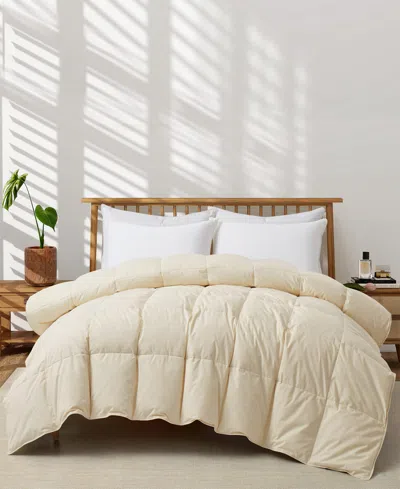 Unikome All Season Goose Down Comforter, King In Neutral