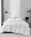 Unikome All Season Goose Down Feather Fiber Comforter, Full/queen In White
