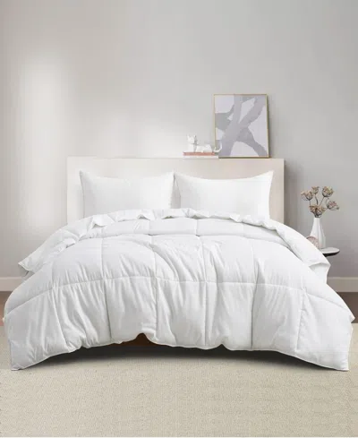 Unikome All Season Machine Washable Comforter, Full/queen In White