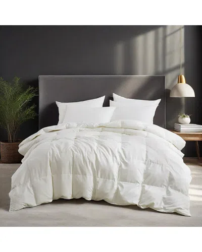 UNIKOME UNIKOME ALL-SEASON MEDIUM WARMTH SOLID PATTERN DUVET INSERT WHITE GOOSE DOWN  FEATHER COMFORTER