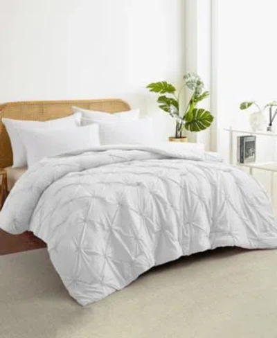 Unikome All Season Pintuck Down Alternative Comforter
