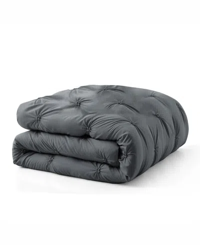 Unikome All Season Pintuck Down Alternative Comforter, Twin