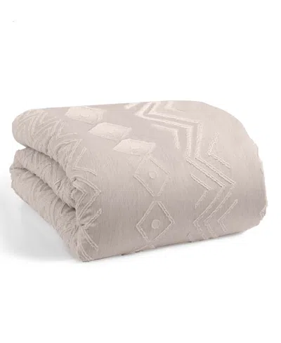 Unikome All Season Textured Jacquard Down Alternative Comforter, King