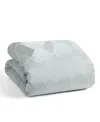 Unikome All Season Textured Jacquard Down Alternative Comforter, Twin In Blue