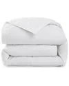Unikome 100 Cotton Fabric All Season Goose Feather Down Comforter Collection In White
