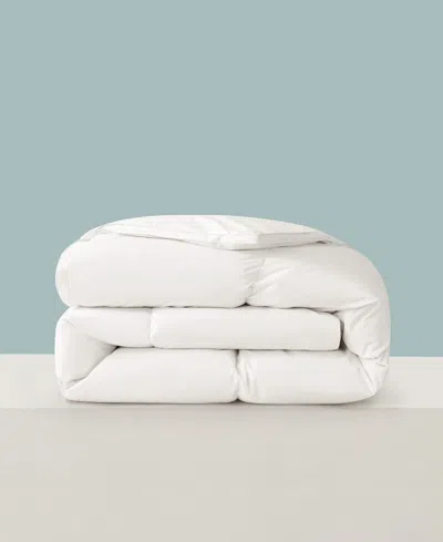 Unikome All Season Warmth Goose Down And Feather Fiber Comforter, King In White
