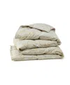 Unikome All Season White Goose Feather Fiber Comforter, Full/queen In Neutral