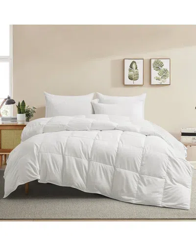 Unikome 360 Thread Count Extra Warmth White Goose Feather And Down Comforter