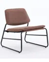 Unikome Armless Lounge Chair With Metal Frame