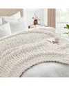 Unikome Chunky Knit Chenille Throw Blanket In Multi