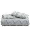 Unikome Clipped Geometric Duvet Cover Set - Light