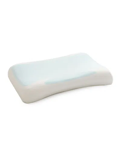 Unikome Cooling Gel Memory Foam Pillow With Washable Cover, Standard In White