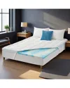 Unikome Cooling Gel Memory Foam Quilted Mattress Topper