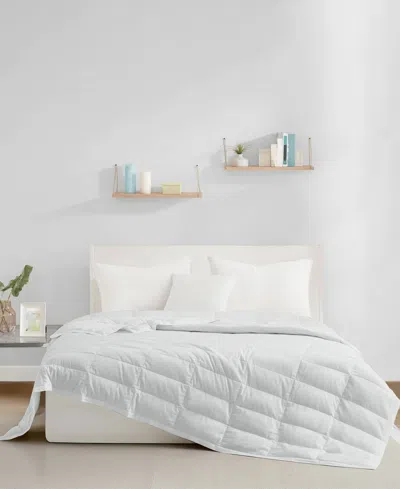 Unikome Cooling Lyocell Ultra Lightweight Down Blanket, Full/queen In Gray