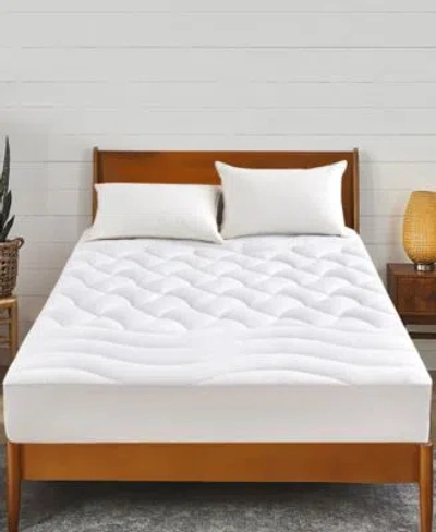 Unikome Cooling Mattress Pad With Deep Pocket In White