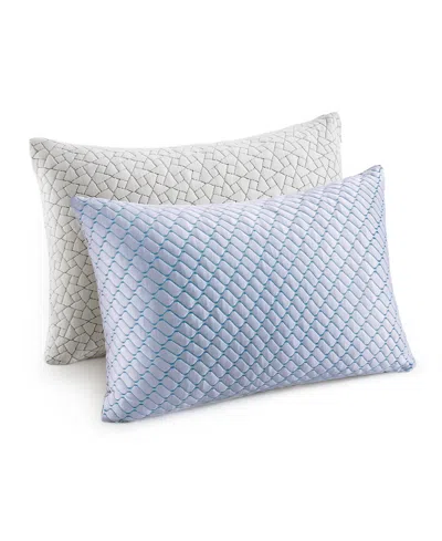 Unikome Cooling Memory Foam 2 Pack Pillows In Blue