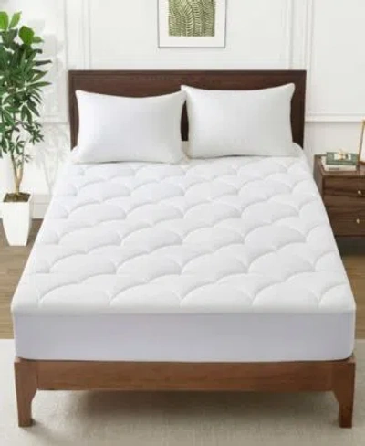 Unikome Cooling Waterproof Mattress Protector In White