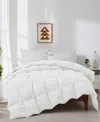 Unikome Warm And Cozy 360 Thread Count All Season Down And Feather Fiber Comforter, Twin In White