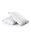 Unikome Diamond Quilted Goose Feather Gusseted 2 Pack Pillows In White