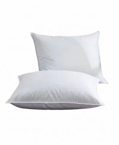 Unikome Down Around Design Cotton 2 Pack Pillows In White