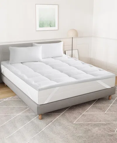 Unikome Extra Loft Quilted Down Alternative Mattress Topper, Twin In White