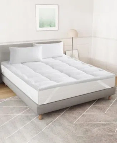 Unikome Extra Loft Quilted Down Alternative Mattress Topper In White