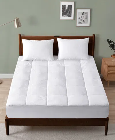 Unikome Extra Soft Cooling Deep Pocket Mattress Pad, Full In White