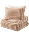 Unikome Flannel Fleece Plush Fuzzy Comforter Set