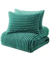 Unikome Flannel Fleece Plush Fuzzy Comforter Set