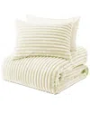 Unikome Flannel Fleece Plush Fuzzy Comforter Set