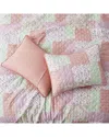 Unikome Floral & Geometric Printed Coverlet Set