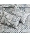 Unikome Floral & Geometric Printed Coverlet Set