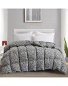 Unikome Floral Goose Down Feather Duvet Comforter Insert