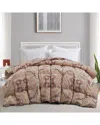 Unikome Floral Goose Down Feather Duvet Comforter Insert