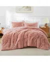 Unikome Fuzzy Plush Shaggy Comforter Set