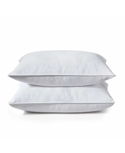 Unikome Goose Down And Feather 2-pack Pillow, Queen In White