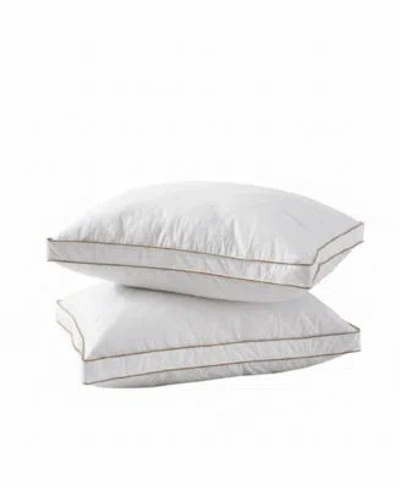 Unikome Goose Feather Down 2 Pack Bedding Pillows In White