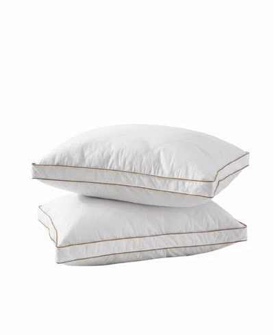 Unikome Goose Feather Down 2-pack Bedding Pillow, Standard In White