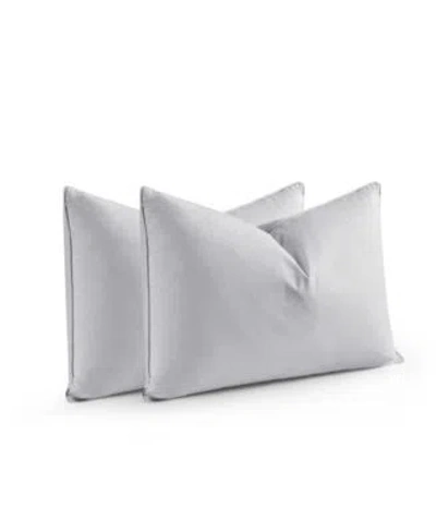 Unikome Goose Feather Pillows In Gray