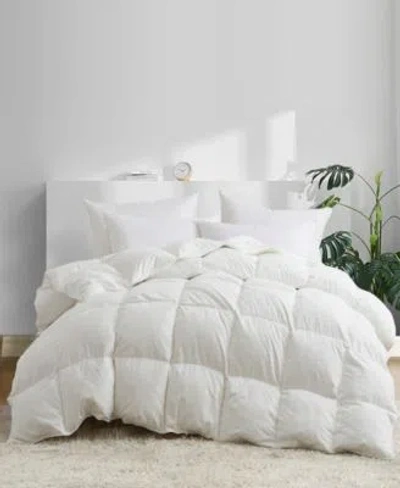 Unikome Heavyweight Goose Down Feather Comforter In White