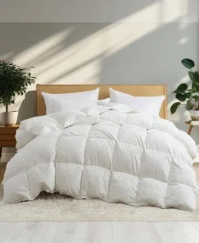 Unikome Heavyweight Goose Down Fiber Comforter In Brown