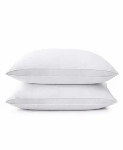 Unikome High Loft Goose Down Feather 2 Pack Pillows In White