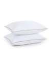 Unikome High Loft Goose Feather 2 Pack Pillows In White