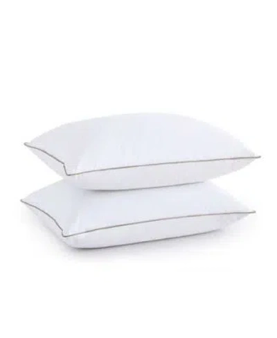 Unikome High Loft Goose Feather 2 Pack Pillows In White