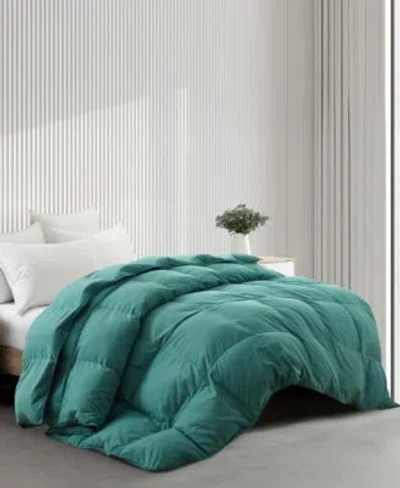 Unikome Hotel Collection Goose Down Feather Comforter In Green