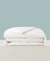 Unikome Light Warmth Ultra Soft White Goose Down Feather Fiber Comforter, Full/queen In White