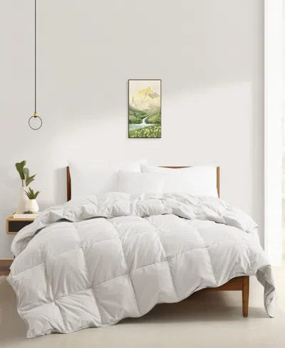 Unikome Light Weight Fluffy Goose Down Feather Duvet Insert, King In White