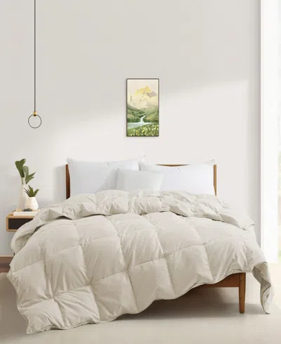 Unikome Light Weight Fluffy Goose Down Feather Duvet Insert, Twin In White