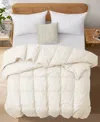 Unikome Lightweight Cotton Goose Down Fiber Comforter, King