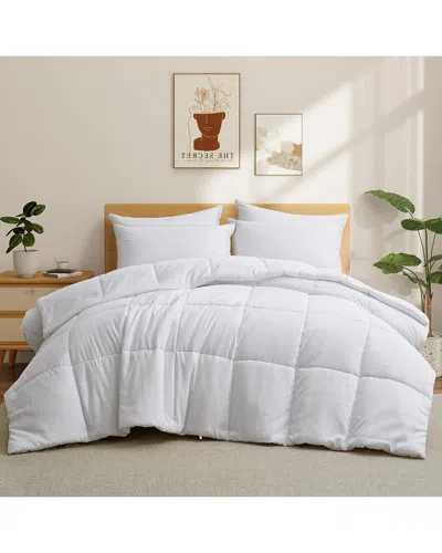 Unikome Lightweight Down Alternative Comforter Duvet Insert In White